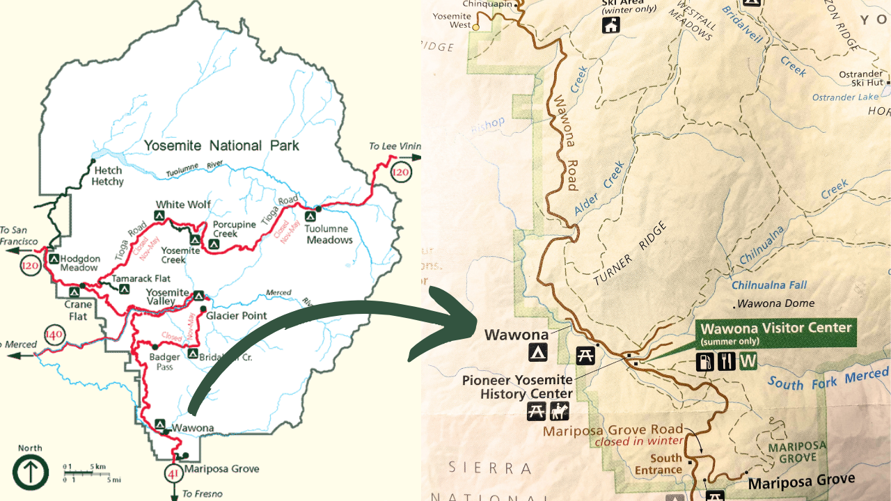 Map to Wawona